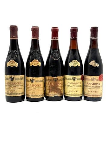 Santi 1966, 1970 x2, 1979, 1983 - Amarone della Valpolicella, Nieuw