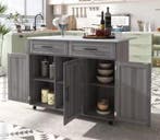 Keukeneiland met Klapblad &amp; Lades – Mobiel Dressoir, Verzenden, Nieuw