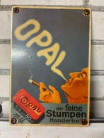 Emaille bord – OPAL Stumpen – sigaren reclame – vintage –, Verzamelen, Nieuw