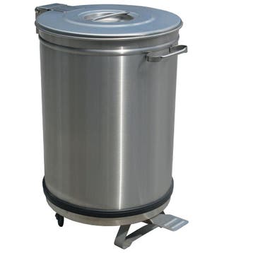 Vuilnisbak, Deksel Met Pedaalbediening - 50 Liter, Ophalen of Verzenden, Nieuw
