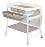 Cangaroo Garda Wit/Grijs 2-in-1 Badje en Luiertafel, Kinderen en Baby's, Kinderkamer | Complete kinderkamers, Verzenden, Nieuw