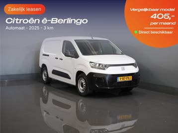 Citroën ë-Berlingo | Zakelijk Leasen vanaf 267,- p/mnd, Nieuw, Financial lease, Lease