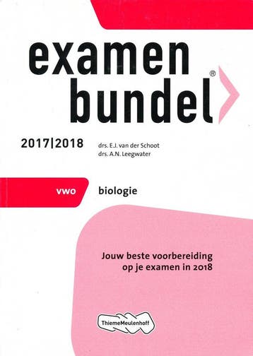 Examenbundel Biologie VWO 2017/2018, Verzenden, Nieuw