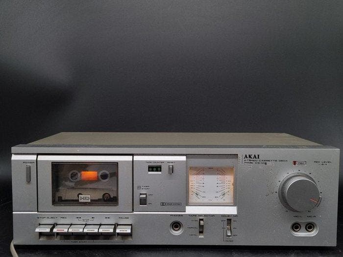 Akai - CS-M3 Audiocassette deck, Audio, Tv en Foto, Radio's