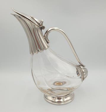 Karaf - Verzilverd, Glas