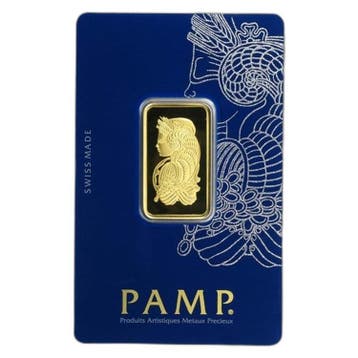 1/2 troy ounce goudbaar Pamp Suisse, Verzenden