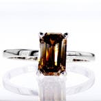 Zonder minimumprijs - Verlovingsring - 14 karaat Witgoud -, Sieraden, Tassen en Uiterlijk, Antieke sieraden