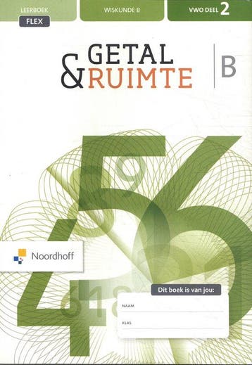 9789001893965 Getal  Ruimte B vwo deel 2 leerboek flex, Boeken, Verzenden, Zo goed als nieuw