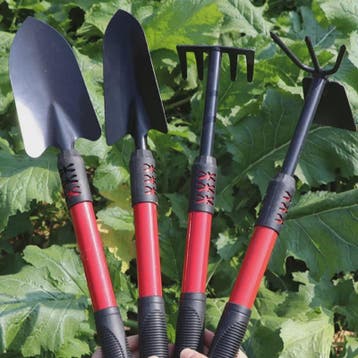 Tuin Gereedschap Set: Spade, Hark en Schoffel met Verlengbar, Tuin en Terras, Verzenden, Nieuw