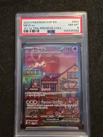 Pokémon - 1 Graded card - Mew 053 Full art, Foil, Alternate, Nieuw