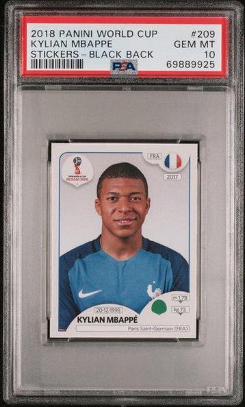 Panini Figurina Kylian Mbappé Panini World Cup Russia 2018, Nieuw