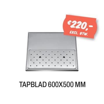 RVS Tapblad ST-TB60 - Horecajenp.nl, Nieuw in verpakking