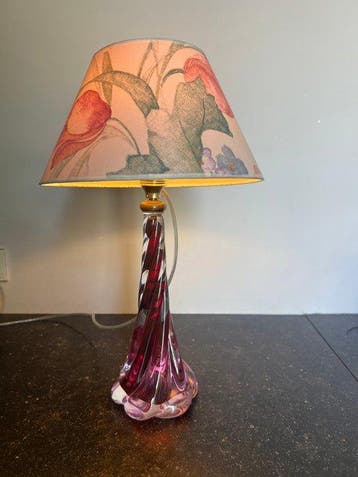 Val Saint Lambert - val saint lambert - Lamp (2) - vintage -