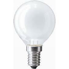 Kogellamp E14 gloeilamp 40 Watt mat, 30 tot 60 watt, Gloeilamp, E14 (klein), Nieuw