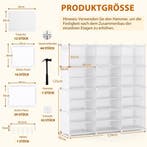 LIVSK 8-laags Schoenenrek voor 48 Paar - DIY Ontwerp - Duurz, Huis en Inrichting, Kasten | Buffetkasten, Verzenden, Nieuw