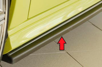 Side skirt aanzetstuk | geschikt voor Audi | A3 S-Line / S3, Verzenden, Nieuw, Audi