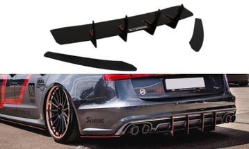 Achter Diffusers & Achterzij Spoilers Audi S6 C7 FL, Ophalen of Verzenden, Nieuw