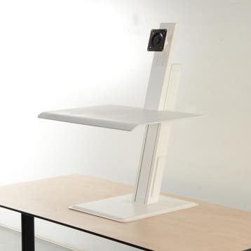 Humanscale Quickstand eco zit-sta verhoger, wit, geschikt, Huis en Inrichting, Bureaus, Ophalen of Verzenden, Nieuw