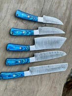 Keukenmes - Kitchen knife set - Staal, Hout - Duitsland