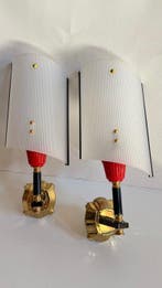 Wandlamp (2) - Rockabilly - Messing, Plastic, Metaal