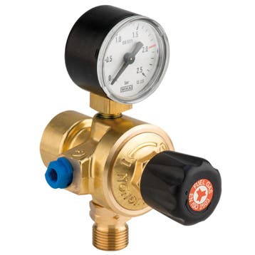 Reduceerventiel gasfles CGA600 x 4mm met manometer (Lassen), Verzenden, Nieuw, Overige typen