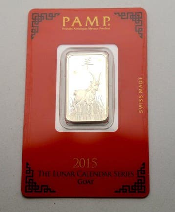 Zwitserland. PAMP - Lunar Calendar Series Goat 2015 - 10