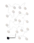 HEMA Lichtsnoer 8.95m met 18 led-lampions wit voor binnen en, Verzenden, Nieuw