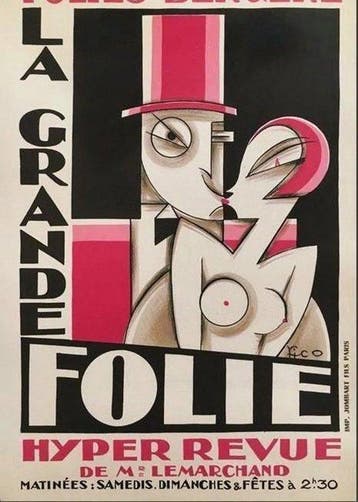 Maurice Pico - Folies Bergère / La Grande Folie - Jaren 1920