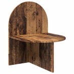 vidaXL Nachtkastje Oud hout 48 x 49 x 65 cm Geconstrueerd, Verzenden, Nieuw, 55 tot 70 cm, 45 tot 65 cm