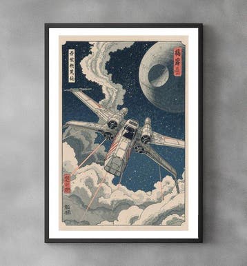 Sato Hageshi - Attack on the Death Star - Star Wars - Signed, Nieuw