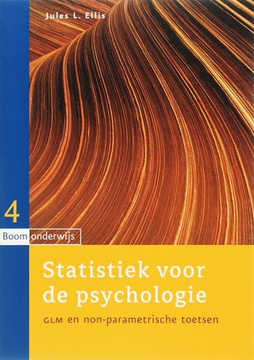 Statistiek voor de psychologie 4 - J.L. Ellis 9789085063773, Boeken, Verzenden, Gelezen, J.L. Ellis