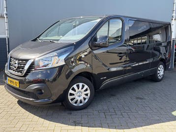 Nissan NV300 BJR 2019 1.6 dCi 126 PK L2H1 Optima DC Comfort, Stof, Gebruikt, Euro 6, Zwart