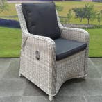 Bilbao dining tuinstoel verstelbaar wit grijs, Ophalen of Verzenden, Nieuw, Wicker