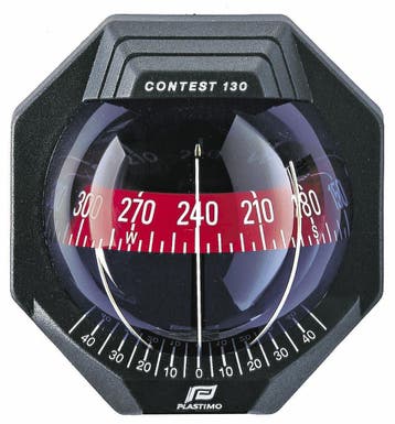 Plastimo Contest 130 kompas hellend schotmontage zwart met r, Ophalen of Verzenden, Nieuw