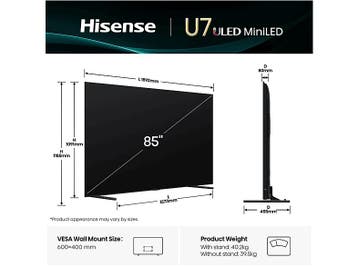 Hisense - MINI-LED 80-89 Ultra HD 4K TV - 85 inch, Overige merken, Verzenden, Nieuw, 100 cm of meer
