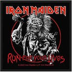 Iron Maiden Run For Your Lives - Patch officiële merchandise, Ophalen of Verzenden, Nieuw, Kleding