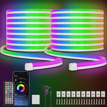Flexibele RGB LED Neon Touwverlichting 30M/20M - App/Remote, Verzenden, Nieuw