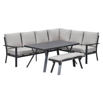 Garden Impressions Senja lounge dining set 4-delig rechts -, Verzenden, Nieuw