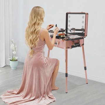 Mobiele Make-up Studio met LED Verlichting, Verstelbaar Stat, Verzenden, Nieuw