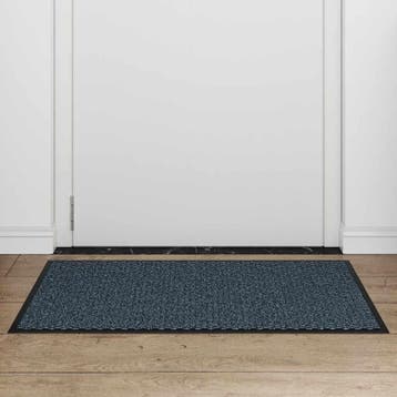 vidaXL Deurmat 60x90 cm blauw, Verzenden, Nieuw