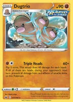 Dugtrio 077/198 Chilling Reign, Ophalen of Verzenden, Nieuw, Losse kaart, Foil