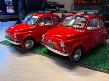 Hachette 1:8 - Model sedan (2) - Fiat 500 - L, Nieuw