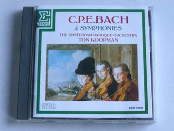 C.P.E. Bach - 4 Symphonies / Ton Koopman, Ophalen of Verzenden, Zo goed als nieuw