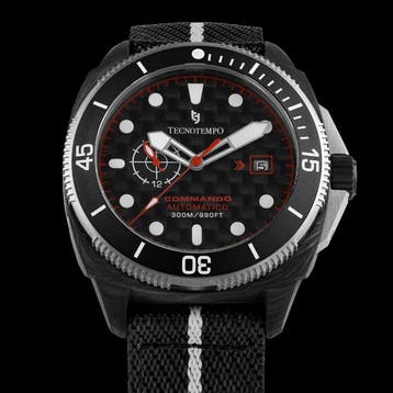 Tecnotempo - Commando - Forged Carbon & Titanium -, Nieuw