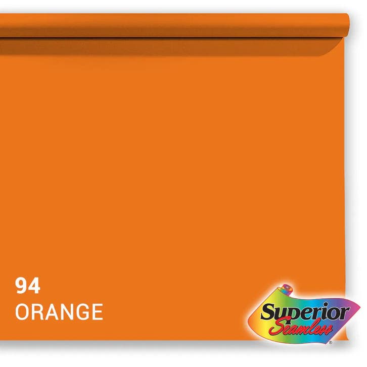 Superior Achtergrondpapier Orange 2.72m x 11m, Audio, Tv en Foto, Fotografie | Fotostudio en Toebehoren, Achtergrond, Nieuw, Ophalen of Verzenden