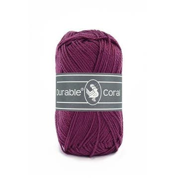 Durable Coral 249 Plum - Haakgaren / Breigaren, Ophalen of Verzenden, Nieuw, Breien of Haken, Wol of Garen