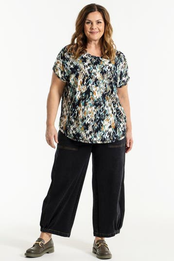 Gozzip barrel jeans broek Maat:, Kleding | Dames, Verzenden, Nieuw, Overige kleuren