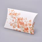 5 x Papieren gondel cadeau doosjes bloemen Handmade with..., Ophalen of Verzenden, Nieuw