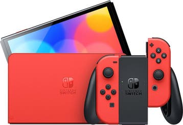 Nintendo Switch OLED - Mario Editie - Rood, Verzenden, Nieuw
