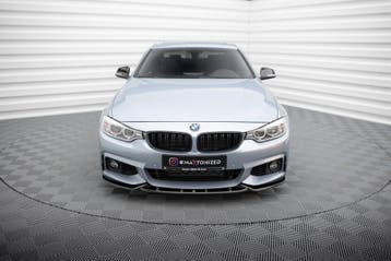 Maxton Frontspoiler V.3 BMW 4 Coupé / Gran Coupé / Cabrio, Auto diversen, Tuning en Styling, Verzenden